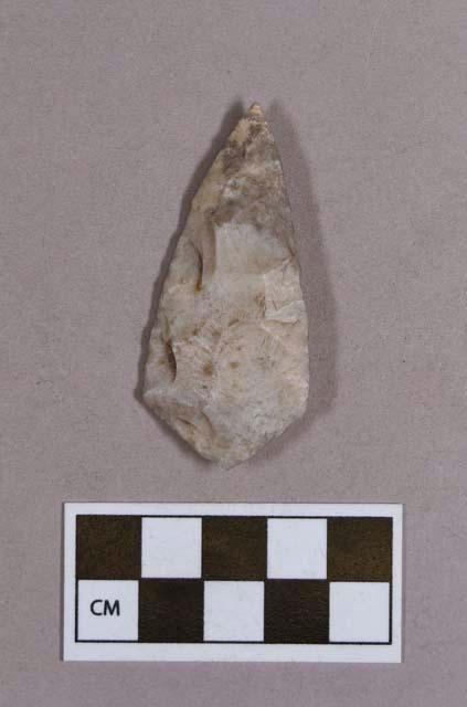 Chipped stone, projectile point, lanceolate