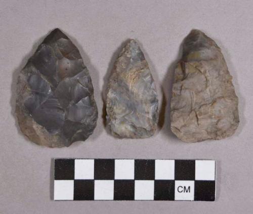 Chipped stone, projectile points and ovate bifaces