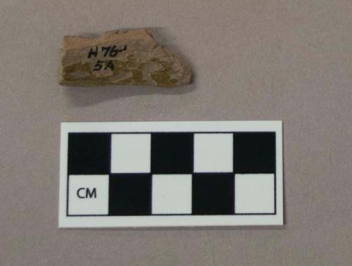 Ceramic, North Devon rim fragment