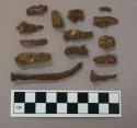 Ferrous metal, cut nails and nail fragments