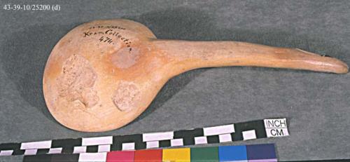 Ladle, sikyatki polychrome. linear design. 4.5 x 28.7 cm.