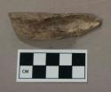 Bone(?), large heavily burned fragment