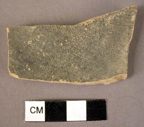 Potsherd - crackled black "Urfirnis" glaze slip