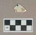 Ceramic, polychrome hand-painted pearlware body sherd