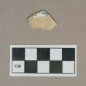 Ceramic, blue transfer printed whiteware rim sherd