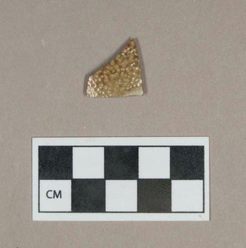 Ceramic, brown salt glazed stoneware body sherd