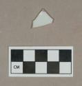 Ceramic, pink overglaze painted porcelain body sherd