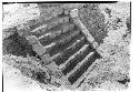 Caracol. W. Annex. Stairway of burial platform.