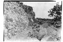 Caracol. Base of lower platform, SW. corner, excavation preceding repair.