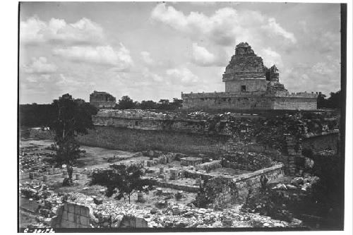 Caracol. S. annex, general view from T. of Wall Panels.