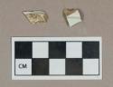 Ceramic, pearlware base sherds