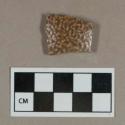 Ceramic, stoneware body sherd, brown salt-glazed exterior