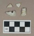 Ceramic, porcelain figurine body sherds