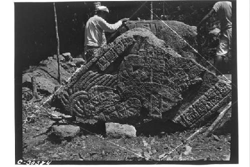 Stela 20. Upper section.