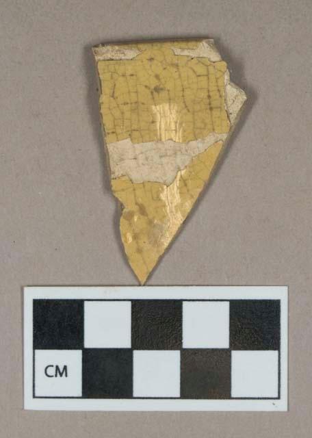 Ceramic, yellowware rim sherds