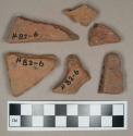 Ceramic/architectural, roof tile fragments