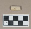 Ceramic, white clay pipe stem fragment, 6/64" bore diameter