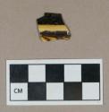 Ceramic, Staffordshire-type earthenware body sherd, slip decorated