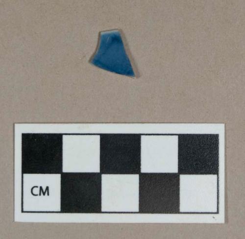 Ceramic, blue painted Chinese porcelain rim sherd