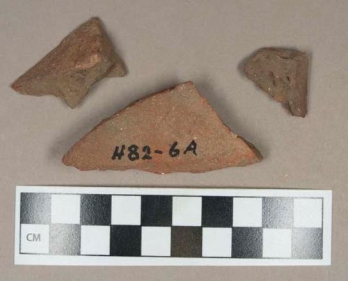 Ceramic/architectural, roof tile fragments