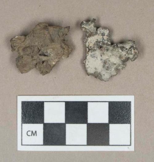 Metal, slag fragments