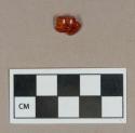 Glass, unidentified red glass fragment