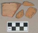 Ceramic, unglazed redware body sherds