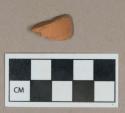 Ceramic, redware base sherd, undecorated