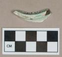 Ceramic, pearlware base sherd