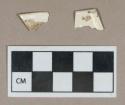 Ceramic, creamware rim sherds