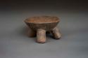 Wooden stool with four legs - all one piece (shetutsha)