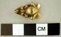Small gold frog - pendant
