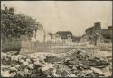 Temple of Wall Panels, Colonnade after beginning of repair