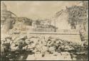 Temple of Wall Panels, Colonnade before completion of excavation