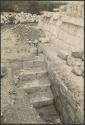 Temple of Wall Panels, showing stairway to earlier construction