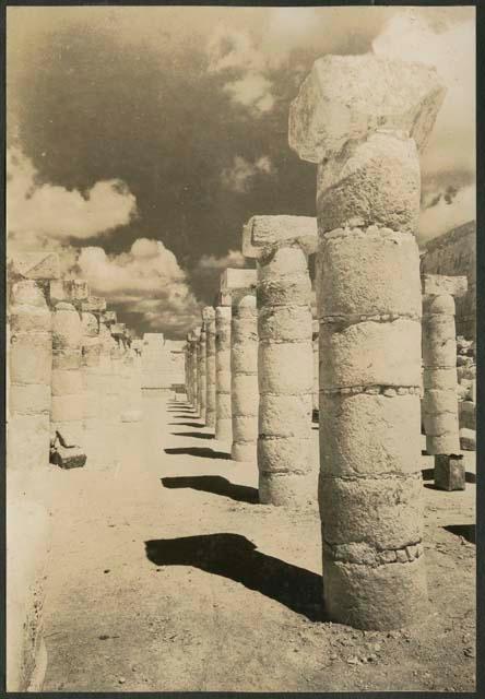 North Colonnade, after excavation