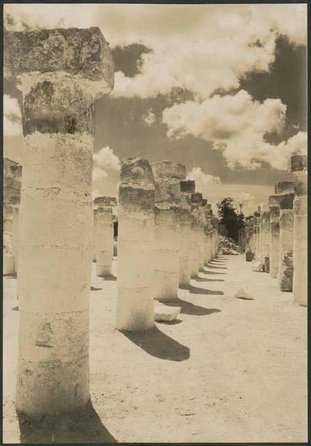 North Colonnade, after excavation