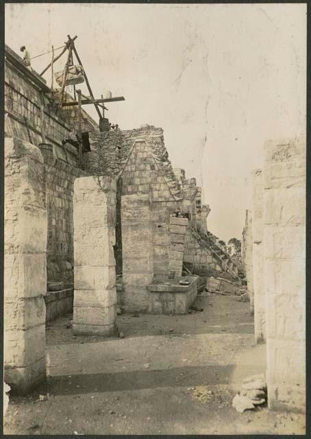 Temple of Warriors, Northwest Colonnade