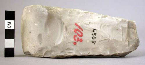 Polished flint wedge