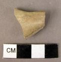 Pottery sauceboat fragment (probably)