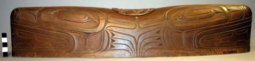 Carved wooden shaman's box.