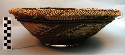 Basketry hopper - used in grinding meal