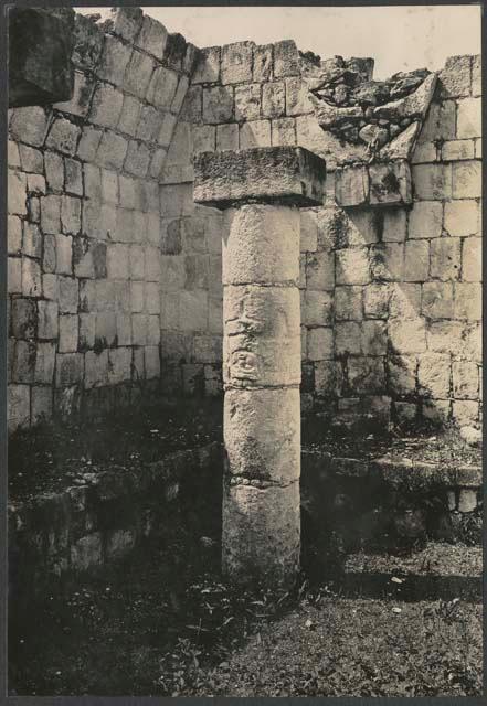 Temple of the Wall Panels, sculptured drum of column