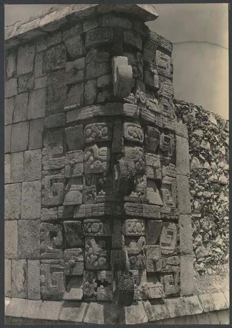 Temple of the Warriors, southeast corner