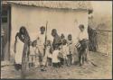 Sayil, Yucatan, local people in front of consejeria
