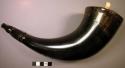 Buffalo hunting horn (rough when bought, finished in New York)