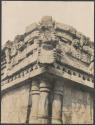 Labna, detail of serpent head, Structure I, east wing, southwest corner