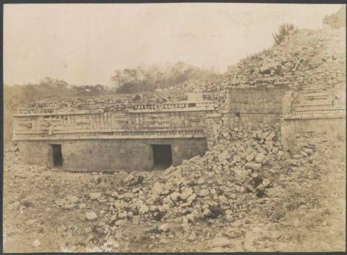 Labna, overview of Structure I east wing