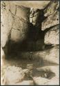 Caracol, spiral stairway in central core of masonry