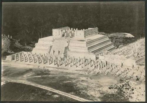 Temple of Warriors, view from Castillo